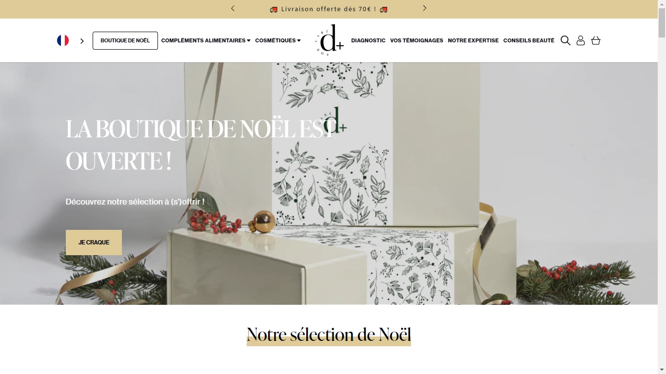 Captura de la tienda Dplusforcare