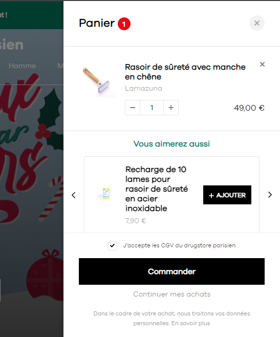 Sidecart con Upsell