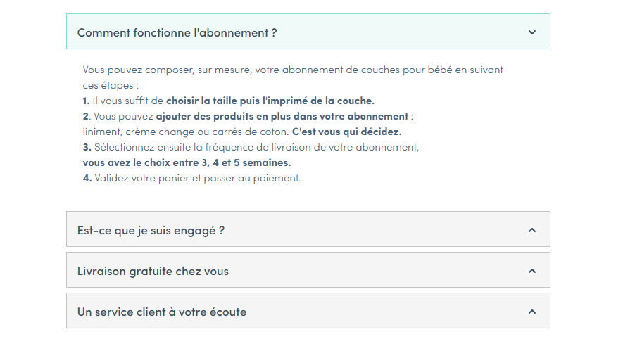 Captura de la tienda Peaudouce