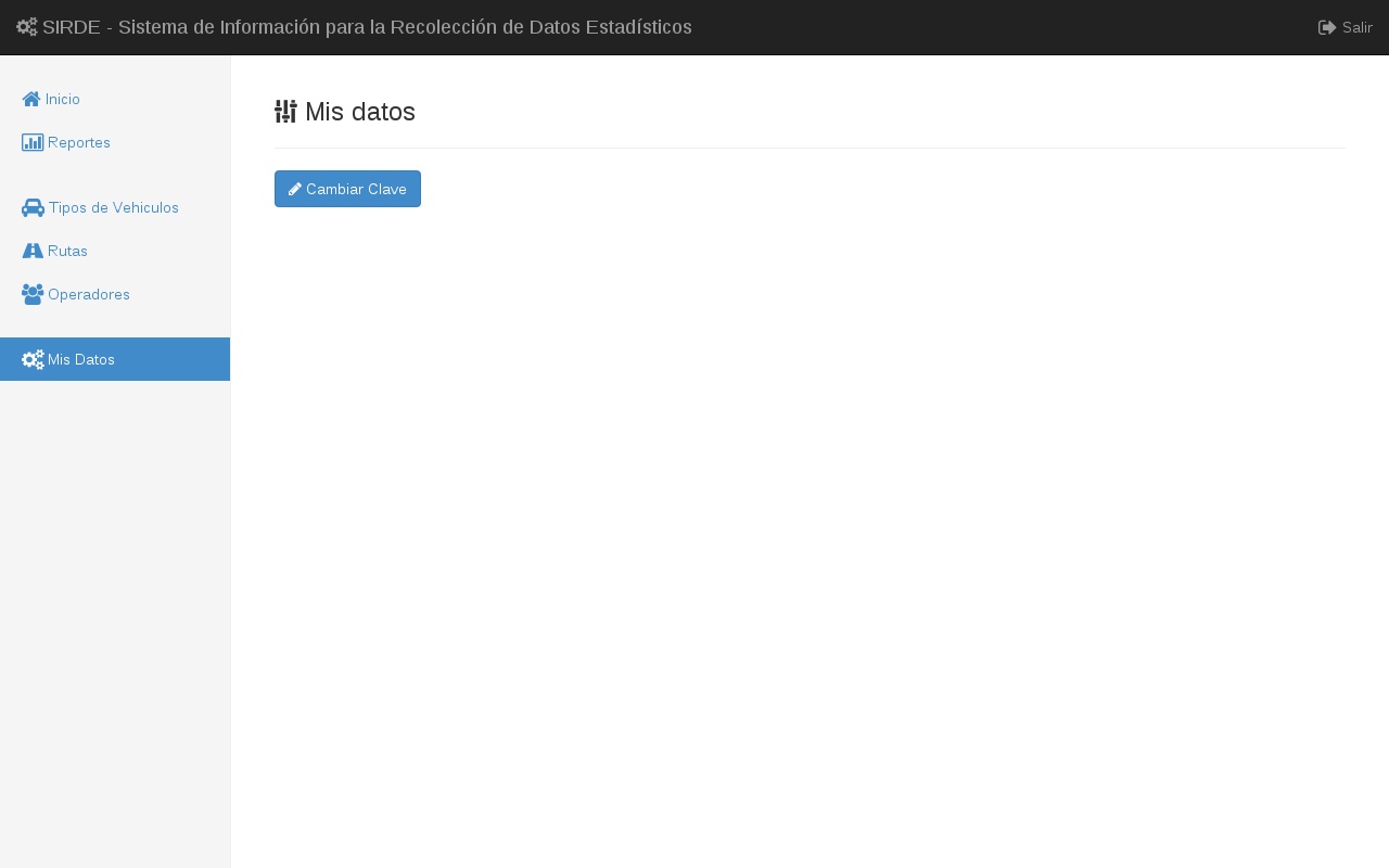 Configuración de perfil